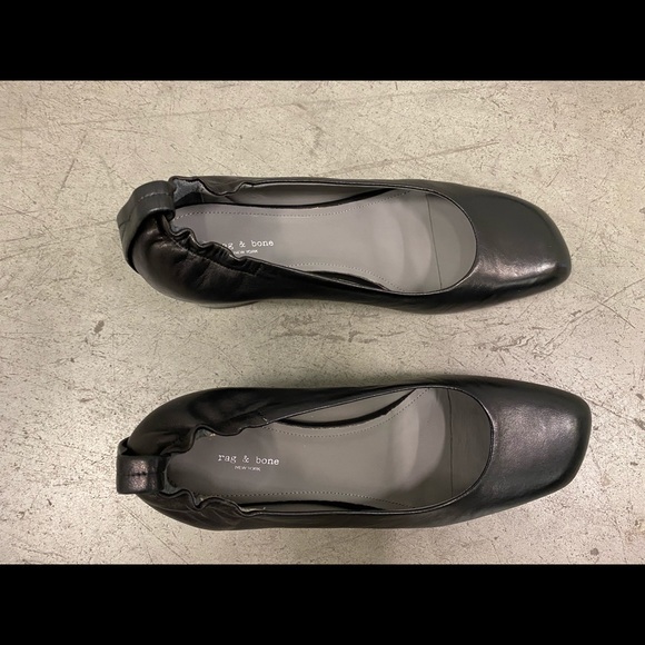 Rag & Bone EREN Black Leather Pump - Picture 4 of 6